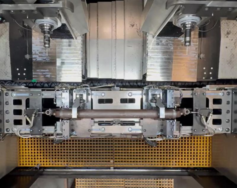 前轴综合加工机床演示视频